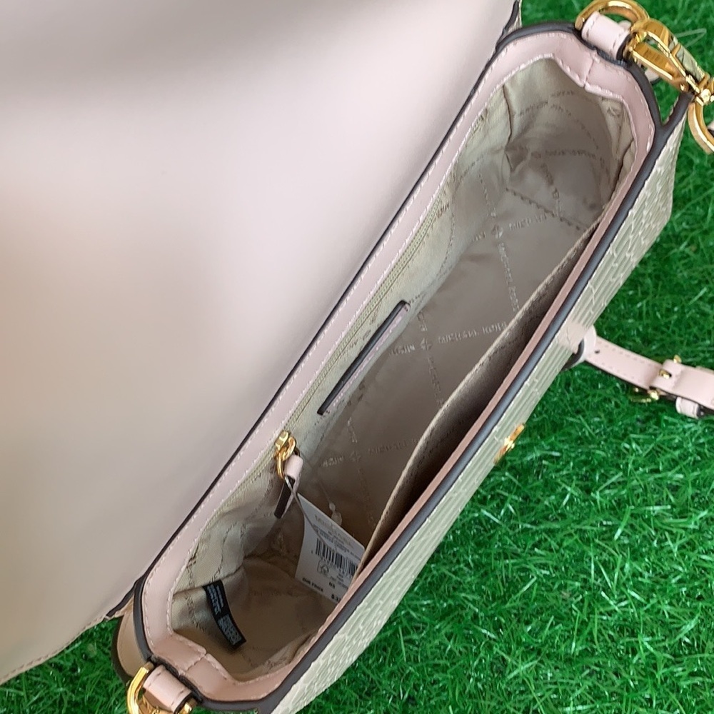 Michael Kors Mercer Sm clutch XBODY Powder Blush - Picture 9 of 15